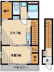 エスポワールの物件間取画像